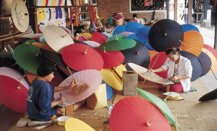 清邁博桑雨傘製作中心